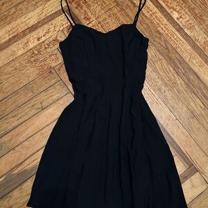 Old Navy Black Mini Dress with Spaghetti Straps